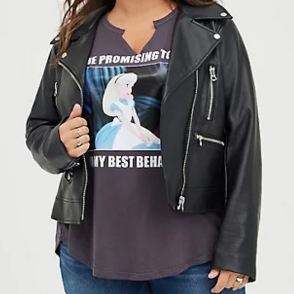 Torrid Alice In Wonderland Best Behavior Tunic Gray 2X - Picture 8 of 8